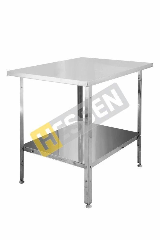 Industrial Work Table with Solid Shelf (Island Type) CO 12*7