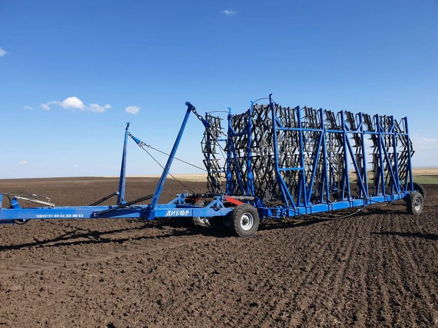 Hydraulic Harrow Hitch SBG-18-2 with BZT Harrows