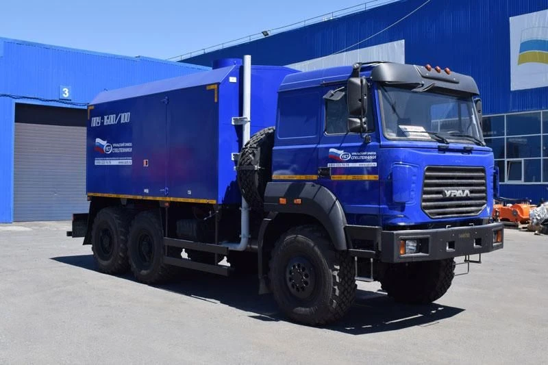 Mobile Steam Generator Unit UZST02 Ural 5557-80