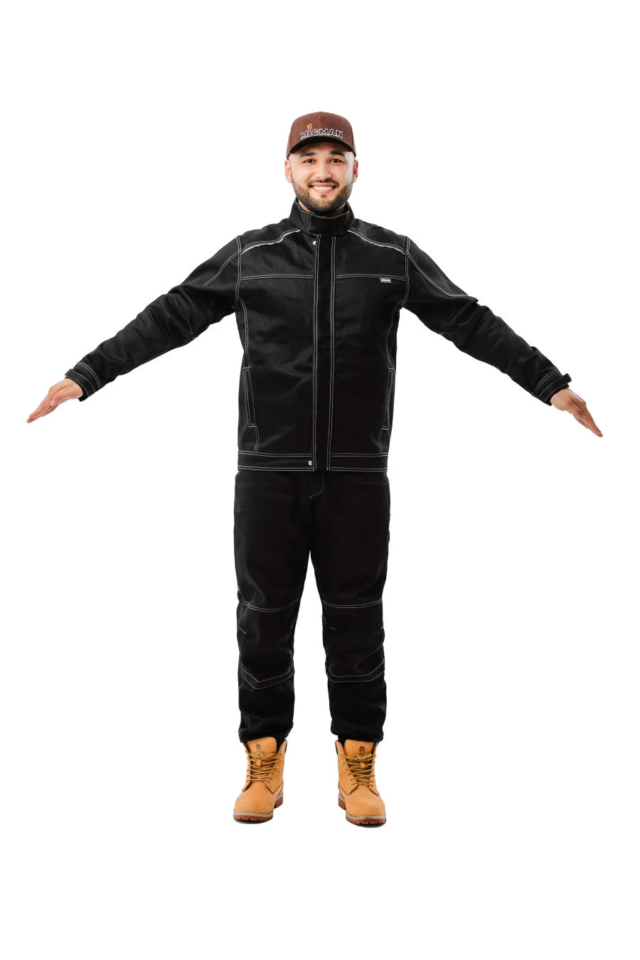 MIGMAN Welding Suit M-1 Black - Class 2 Protection