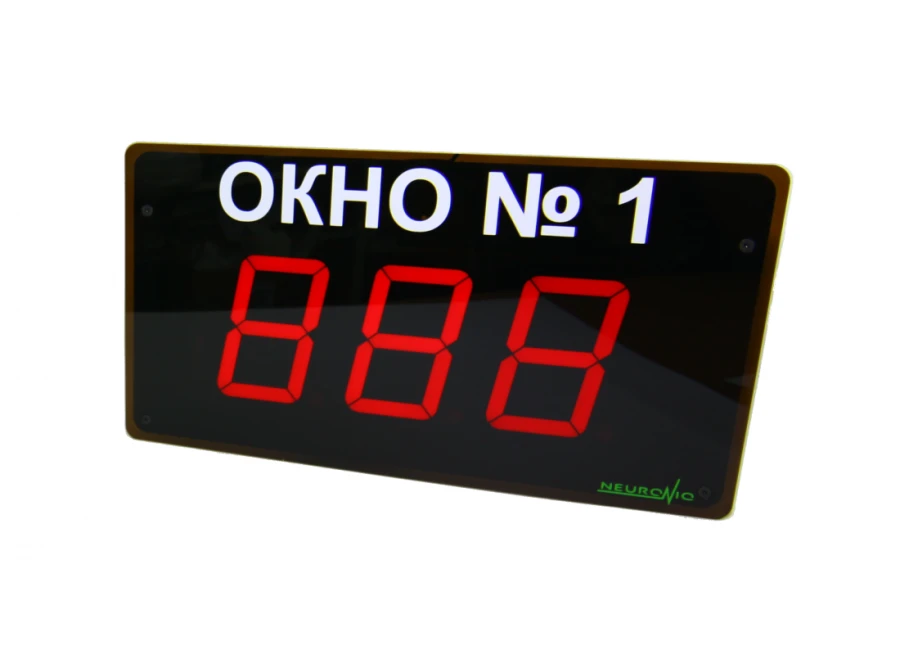 LED Operator Panel Neuroniq TON-SR100, 888 (RS485, 12V, 100mm Character Height)