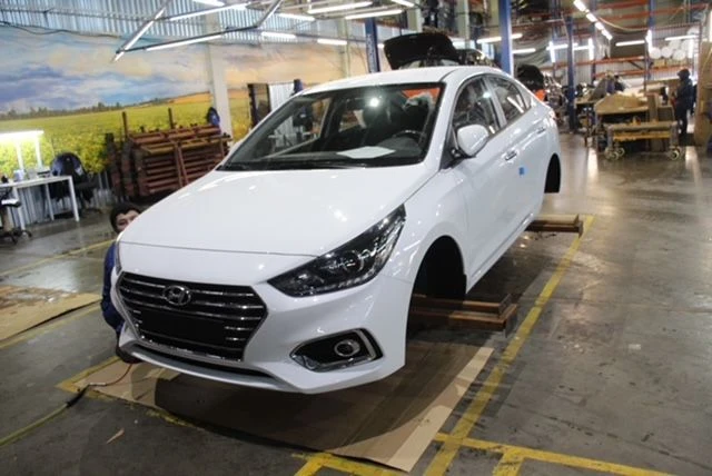 Complete Body Assembly for Hyundai Solaris/Accent Sedan