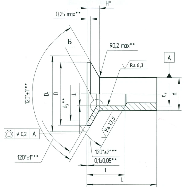 Countersunk Nuts Piston OST 1 11196-73