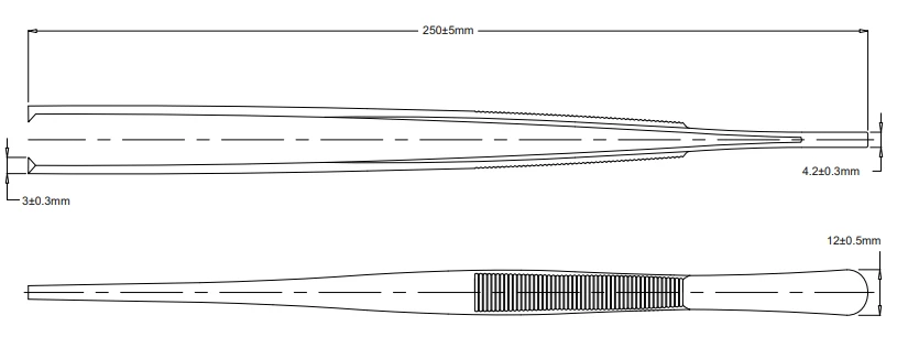 Surgical Forceps 12.0115.25 for Non-specialized Grasping