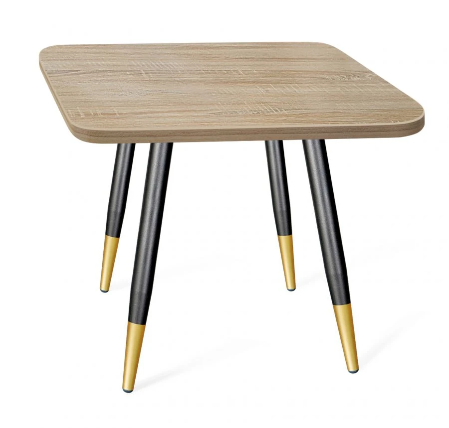 Sheffilton SHT-TU14/60/60 Laminated Table with Gold Accents
