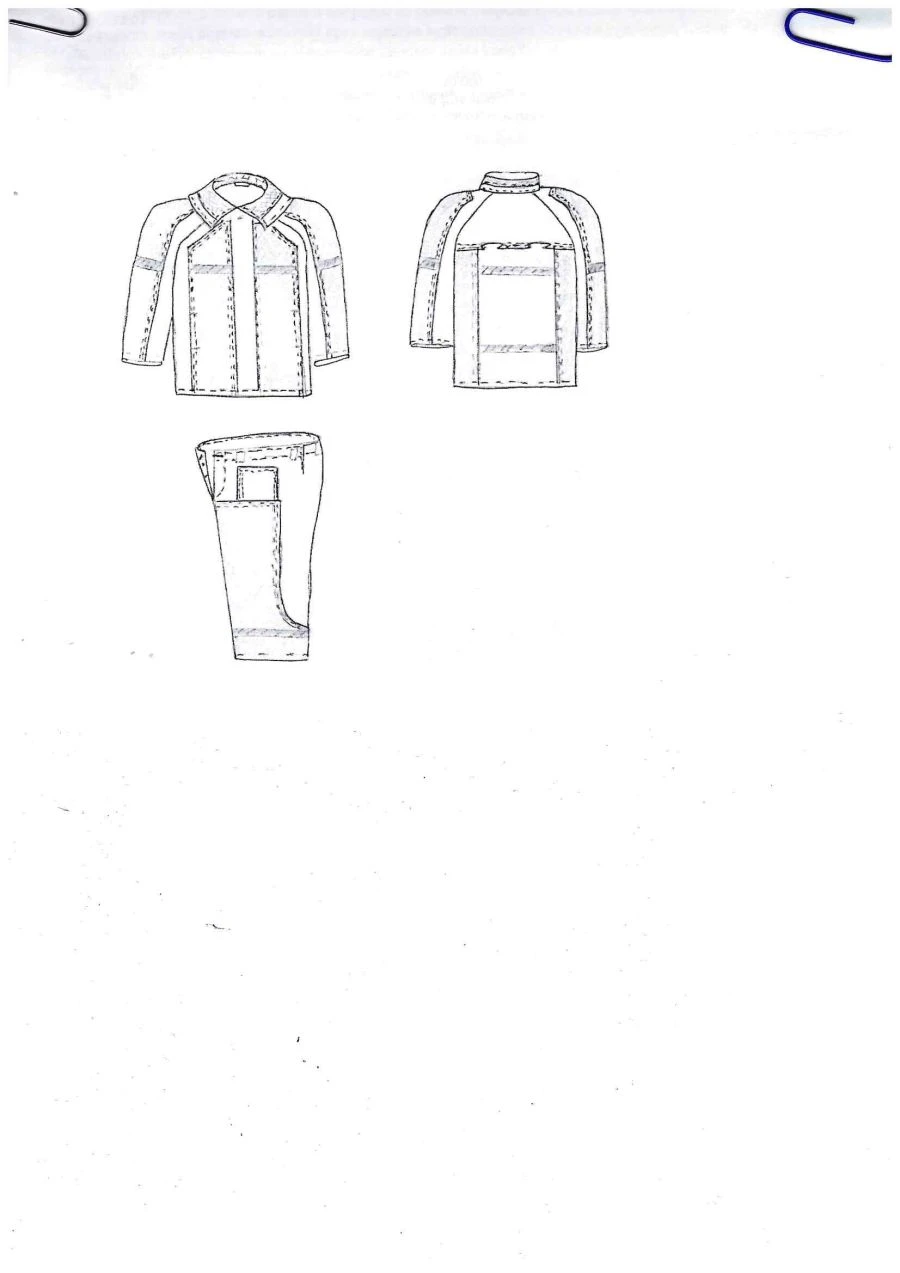 OP Wool Suit for High Temperature Protection Male Workwear