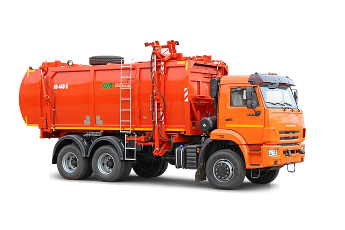 Waste Collection Truck KO-440-6 on KAMAZ-65111-50 Chassis