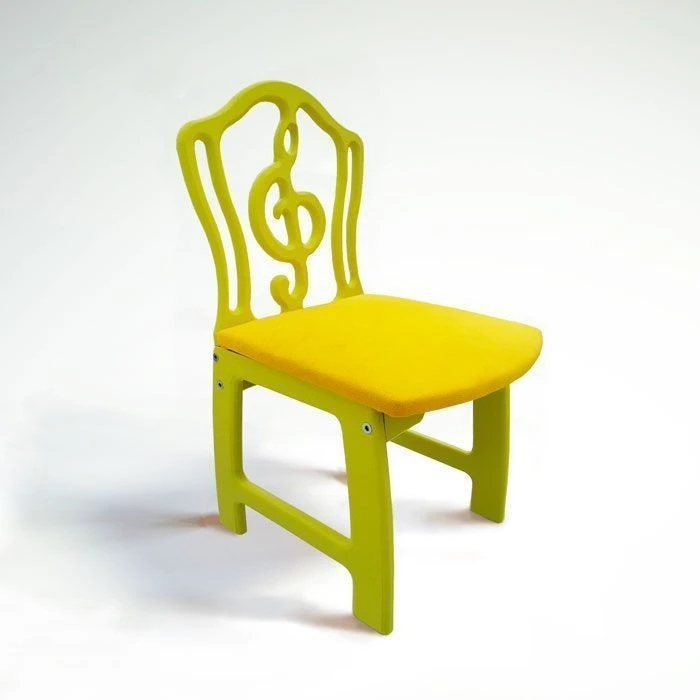 Modern Children's Chair "Violin Key" with Soft Element, Art. 20073