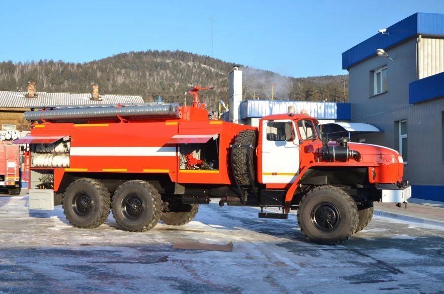 Fire Tanker Vehicle AC-9, Type 5881, Modification 58814E, Ural-4320 Chassis
