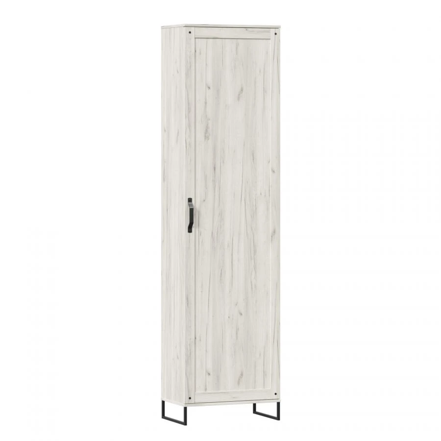 Single Door Wardrobe Sydney LD.672010.000 M (White Craft Oak)