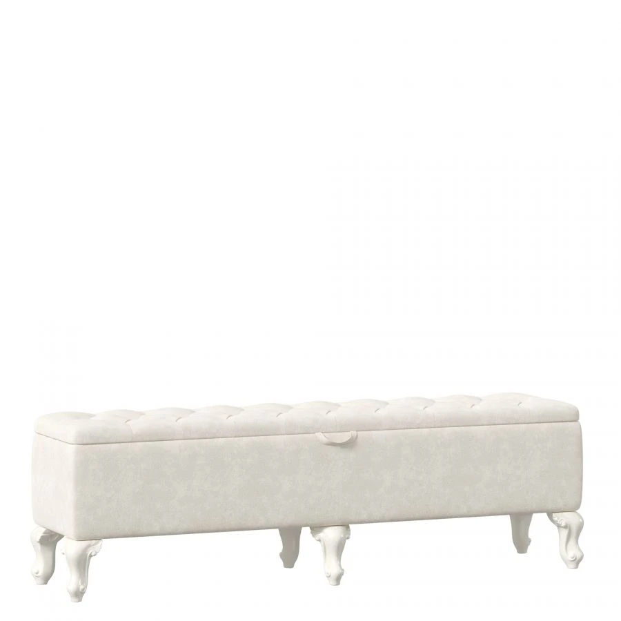 Alabaster/Champagne Bench LD.517150.000