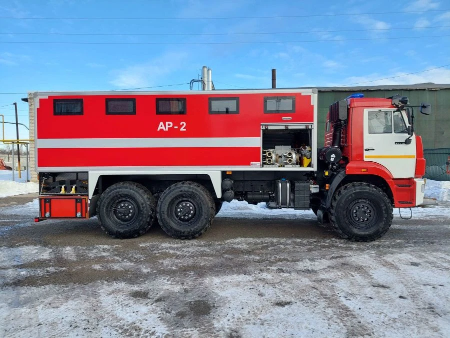 Fire Hose Truck AR-2 on KAMAZ-43118 Chassis