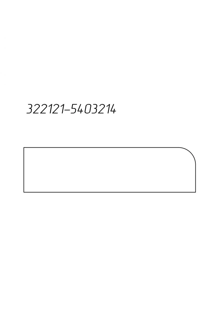 Non-Windshield Movable Glass for GAZ 322121-5403214