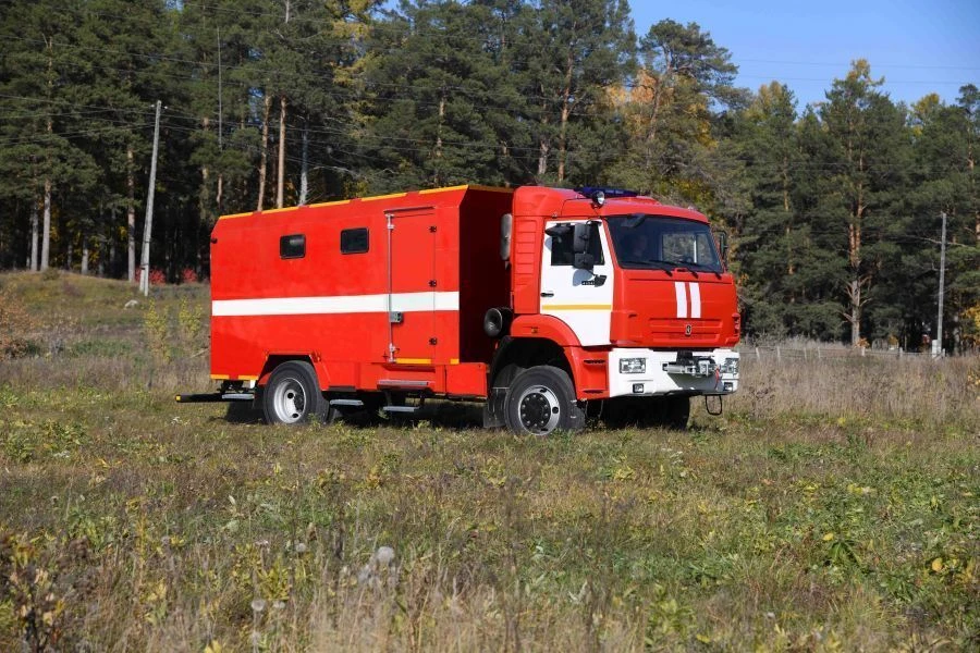 Fire Pump Station PNS-130, Model 58812K43265, KAMAZ-43265-D5 Chassis