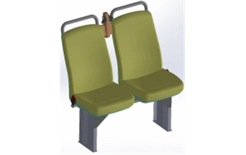 Double Passenger Seat for Urban Transport SPG 20.4272.3.110.340