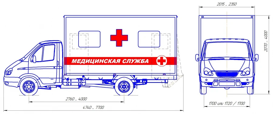 Medical Service Van on 27192 Chassis (Model 27192Z)