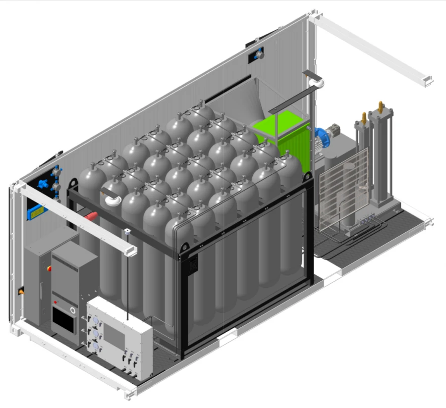 Mobile Compressed Natural Gas Filling Compressor Station MAGNKS-200.30.00.00.00