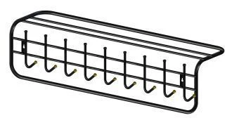 Wall-mounted Coat Rack "1100-P" with Shelf