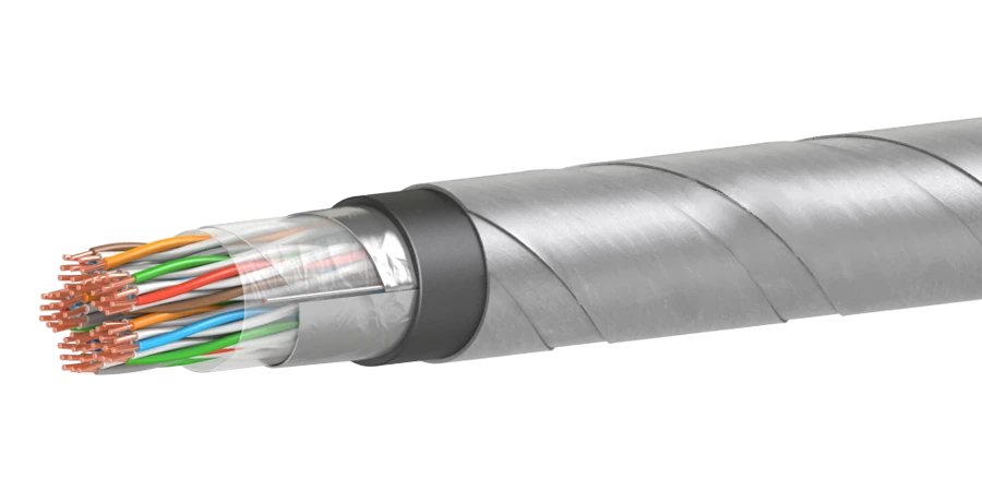 Signal-Blocking Cables with Low-Flammability PVC - SBVGHng