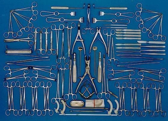 Surgical Tool Set "MT" for Medical Assistance in Hospitals
