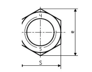 Rail Joint Bolt Nut GOST 11532-2014 M24 and M27