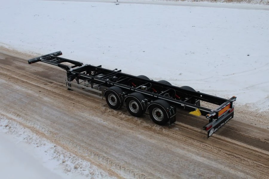 CY-453GN Semi-Trailer Container Carrier without Hydraulic Equipment