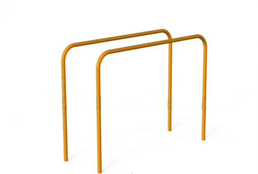 Curved Parallel Bars for Gymnastics Training