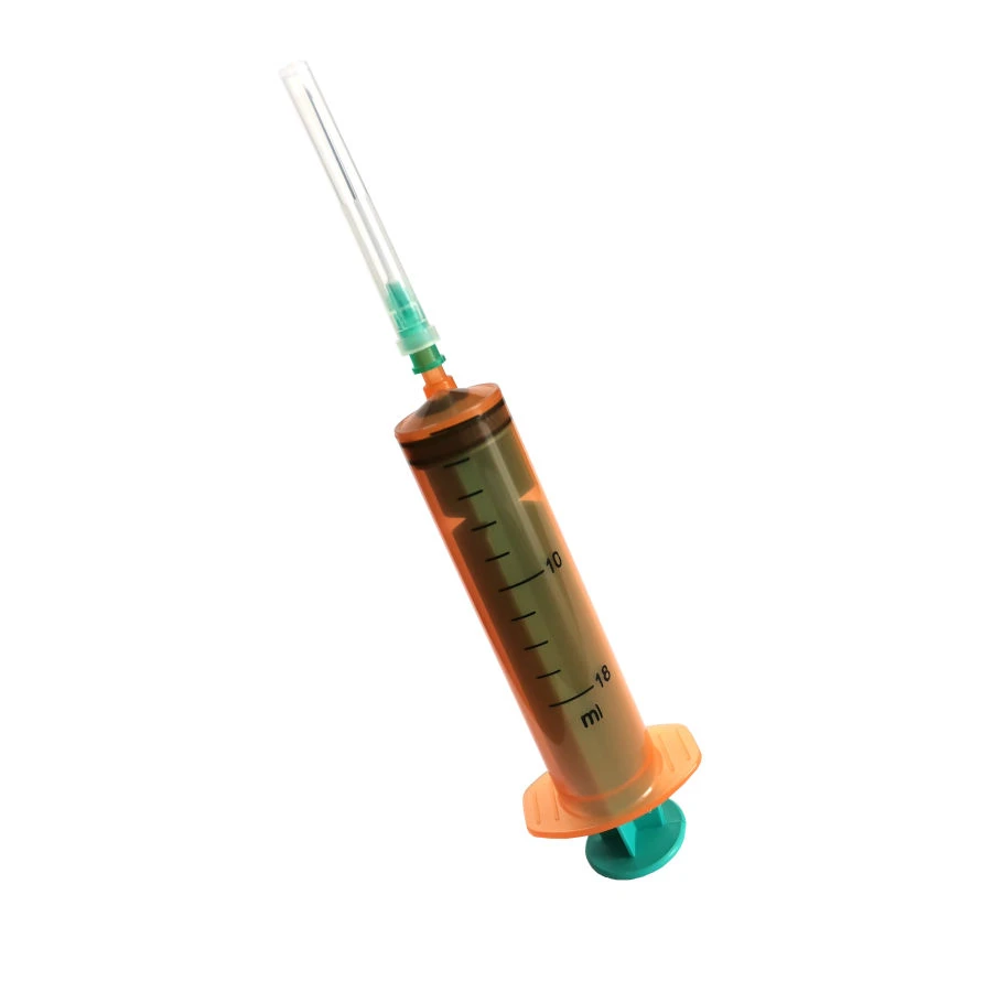 Sterile Single-Use Injection Syringes 18ml Luer with Light Protection