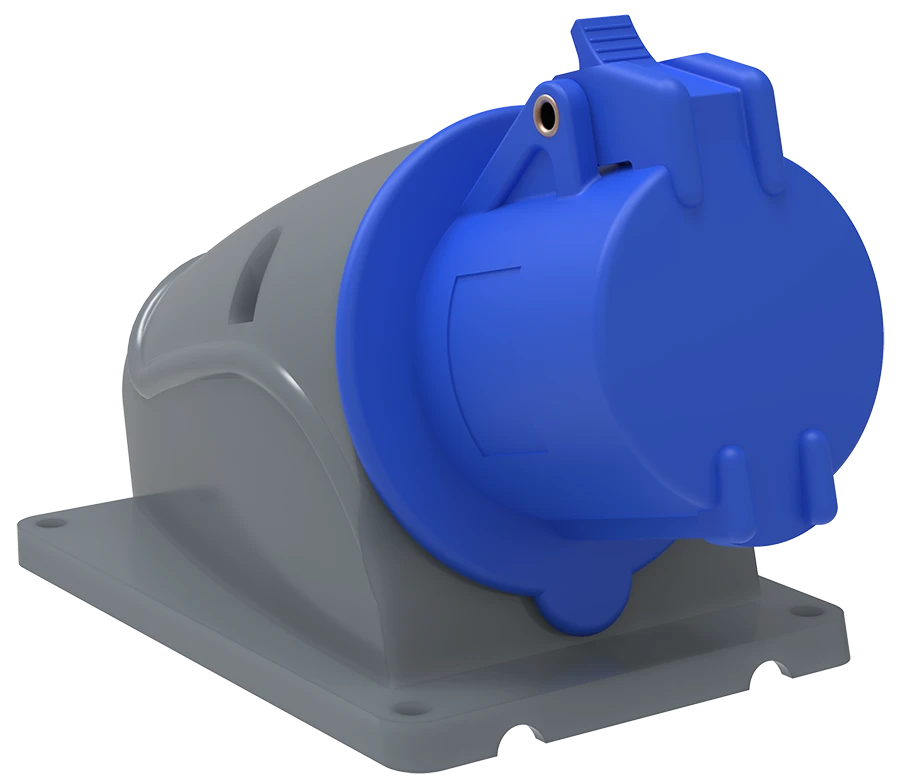 Industrial Power Connector Stationary Socket SSI