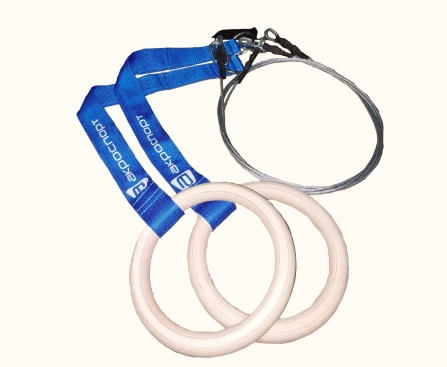 Gymnastics Rings with Suspension