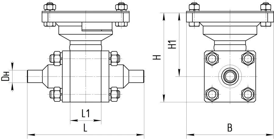 Steel Ball Valve for Pipeline Isolation ATЭК.491811.116