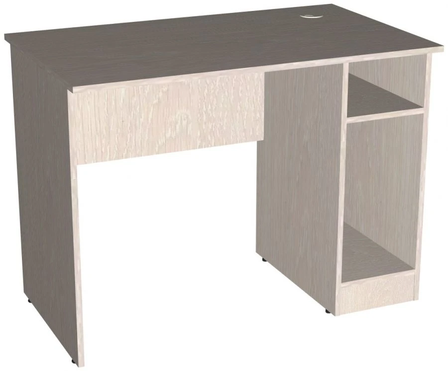 Right Computer Desk 1000x600x750 mm 16mm Melamine Faced Chipboard