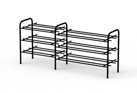 Durable Shoe Rack for Home and Public Use, Model PO-3/120