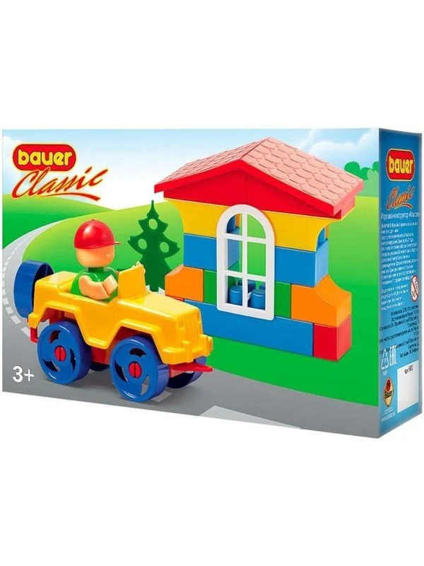 Educational Building Toy Set Bauer Classic Series 32 Pieces