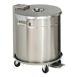 Stainless Steel Waste Collection Bin - 20 to 80 Liters