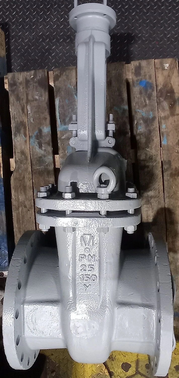 Steel Wedge Gate Valve with Retractable Spindle for Drive PN 2.5 MPa DN 150