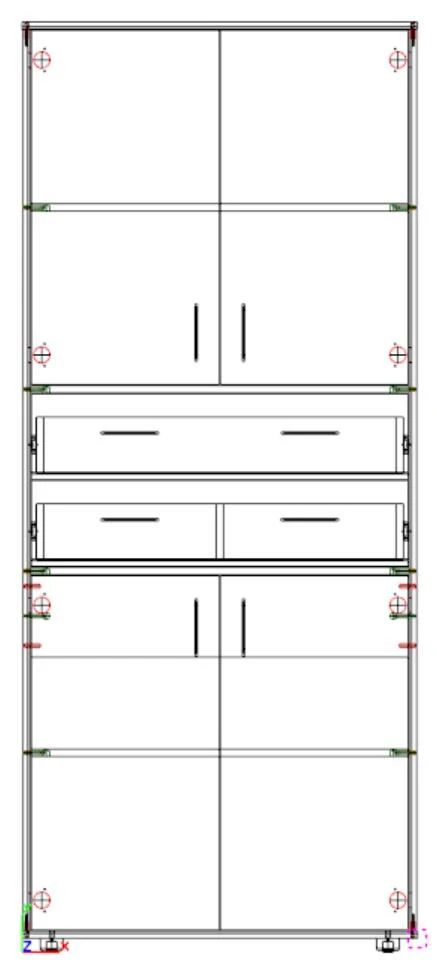 Eco Series Modular Multi-Section Cabinet