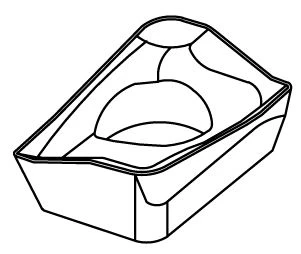 Carbide Insert for Profile Machining KF18-0712R-B5 P30P