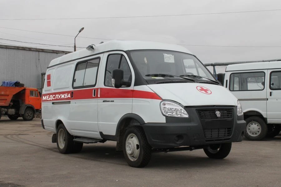 Medical Transport Vehicle "Medservice" with Gasoline Engine, Type 38407A (Modification 384070), Category M2G