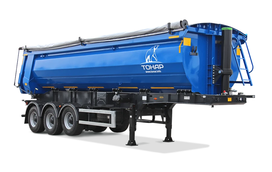Tonar 95892 Dump Semi-Trailer with Axles Model 90424