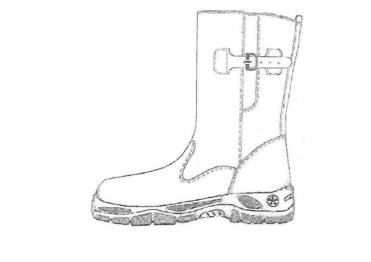 Women's Leather Safety Boots for Mechanical Protection SJ-01