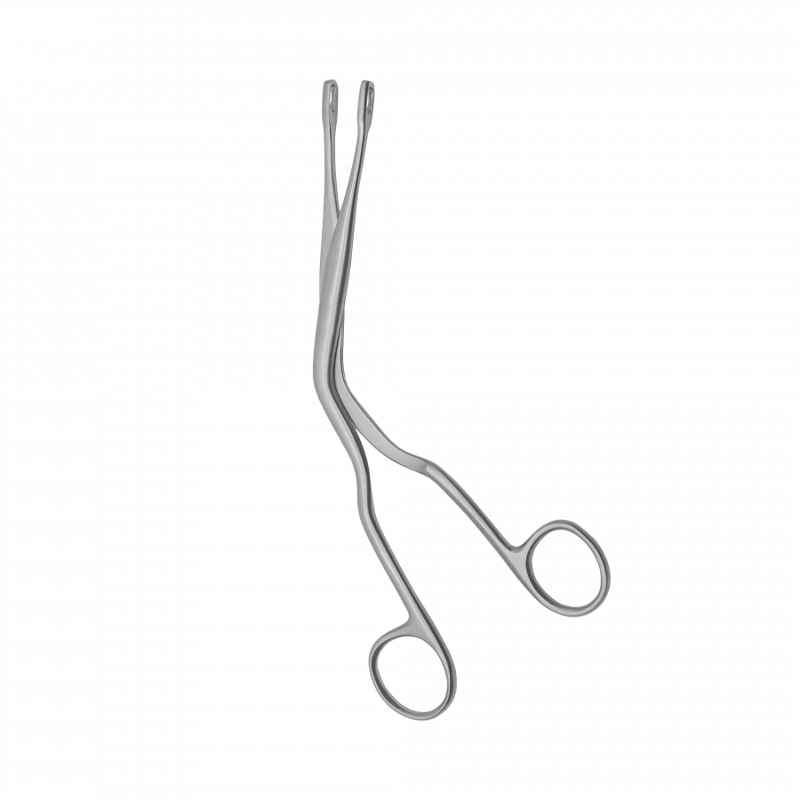 Curved Nasal Surgery Forceps, Model TSH-04-039-20, 206 mm