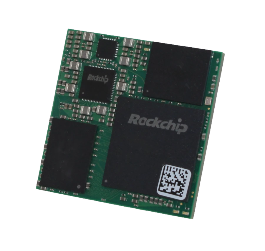 Compact Industrial Processor Module with ARM Cortex-A55 DS-RK3568-D0-E8
