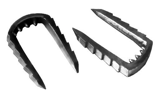 Ligament Anchoring Staples, 10mm Width, 25mm Length, Code OM003.00.05