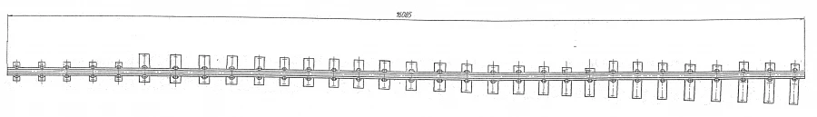 Main track inventory rail for switch project 2750 code SP 903.000-01