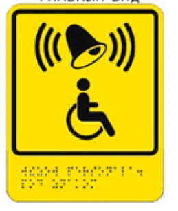 Tactile-Visual Icon for Staff Call Button for Situational Assistance