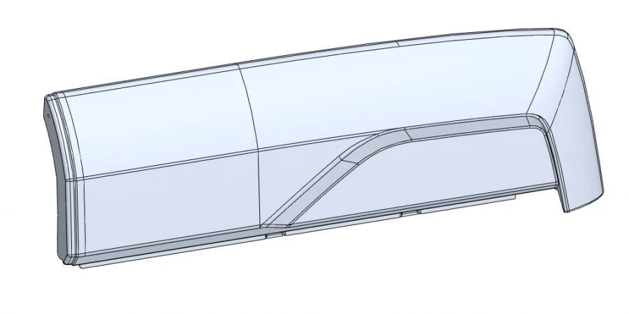 Left Rear Fairing for Vehicles 6282-401-5612111-21