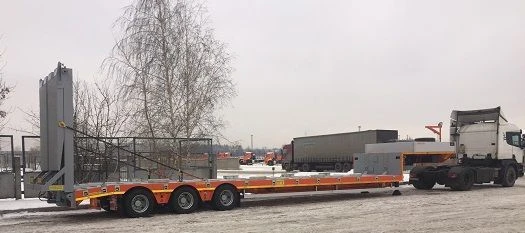 Heavy-Duty Semi-Trailer for Transporting Oversized Cargo 4589RF