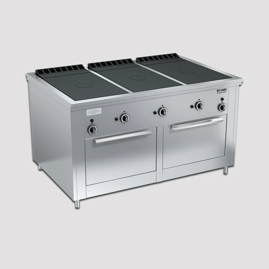 Professional Gas Stove with Closed Flame PRG-IIA-3C 2DSh "Maxi