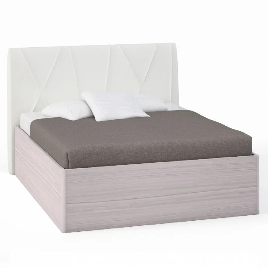Rimini Ice AFC-01.CG Double Bed with Soft White Asm. (1600 mm)